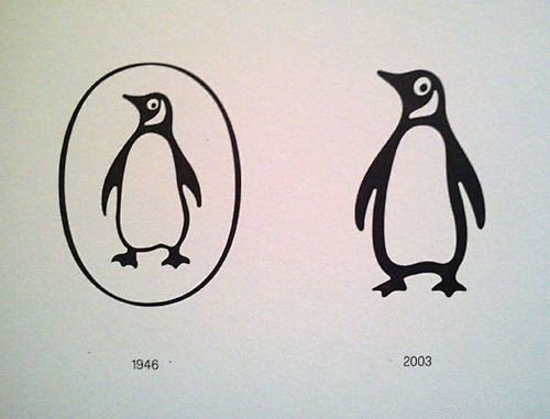 Penguin logo evoluti...