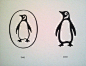 Penguin logo evolution