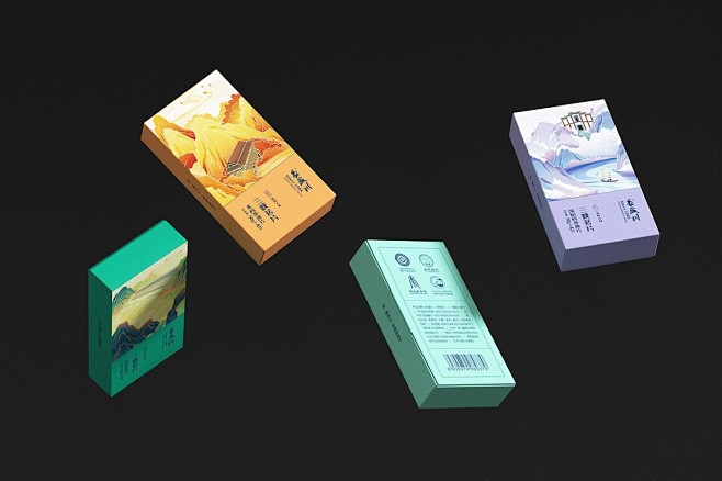 三峡茗片-长盛川薄片砖茶系列包装设计-2...