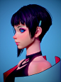 Cyber Hunter's Zero 3d, Olya Anufrieva : Based on beautiful art of Ilya Kuvshinov
https://www.artstation.com/artwork/xzKKmO
sculpt&polypaint - zbrush
render - real-time marmoset toolbag