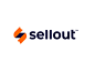 Sellout logo illustrator identity design branding icon vector typography minimal branding construction flat concerts events app modern branding concert ticketing modern logo logo ticket ticketing minimal