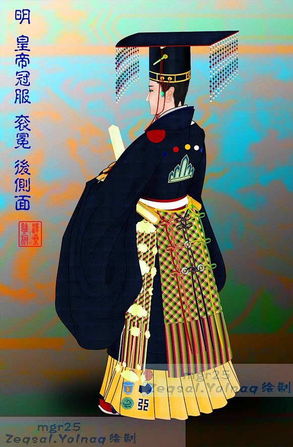 Q版大明衣冠图志——大明朝最全面的服饰图...