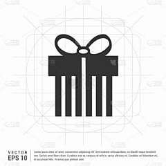 包装纸,计算机图标,华丽的,事件,周年纪念,礼物,问候,爱,剪影