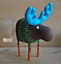 玩偶设计师Lidiya Marinchuk制作的小动物玩偶，极具趣味性和装饰性。