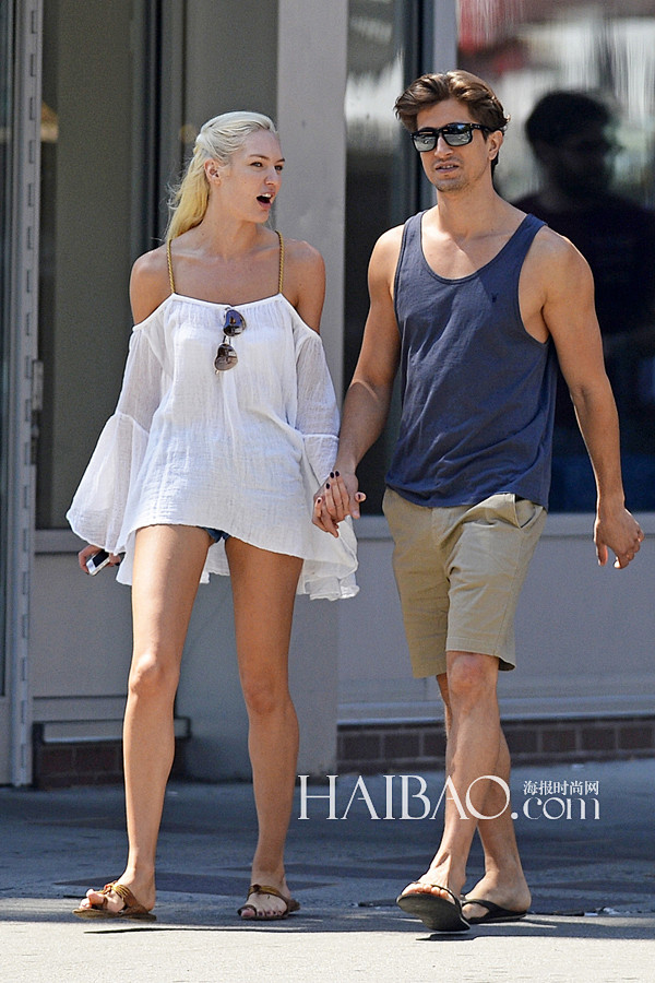 坎蒂丝斯瓦内普尔candiceswanepoel纽约外出街拍6月21日