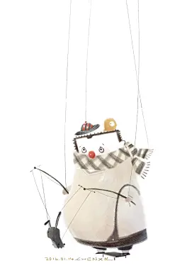 提线木偶 wacom插画 最小说经典插画