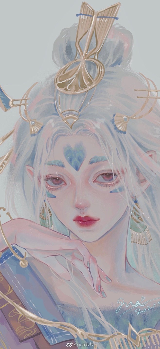 眷思量奉眠同人插画壁纸眷思量手绘gua老师微博