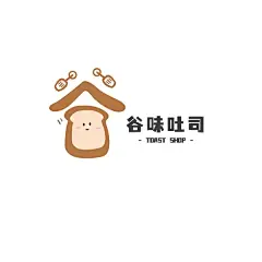 餐饮美食吐司店品牌宣传LOGO