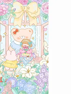丸子的花窗｜治愈壁纸～