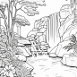 Midjourney_Prompts__Mohan_An_illustration_of_a_waterfall_with_rocks_and_greenery_fo_ca64cca3-df9d-46a8-840f-2b3e537d7c58_xpanx
