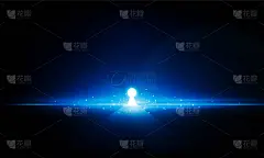 钥匙门开光技术背景高新通信理念创新背景矢量设计。