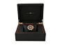 Glam Rock 40mm Rose Gold Plated Chronograph Watch with Black Technosilk Strap