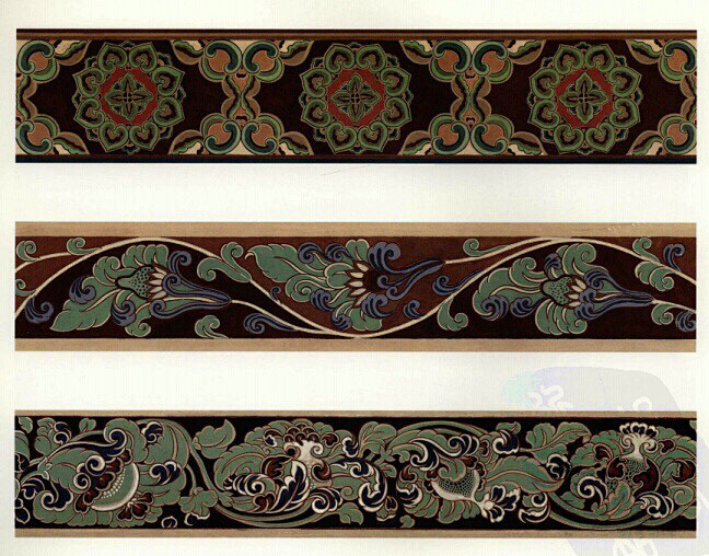 中国敦煌莫高窟壁画之唐宋服饰纹样