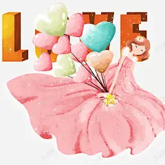 情人节装饰卡通手绘女孩高清素材 214 卡通手绘 情人节 插画 穿婚纱的女孩 装饰图案 元素 免抠png 设计图片 免费下载 页面网页 平面电商 创意素材