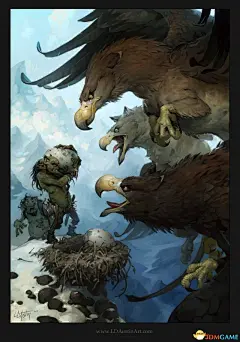 暴雪御用女画师作品 死亡之翼家族团聚让人唏嘘_www.3dmgame.com