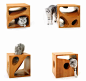 猫奴福音！一款为猫咪设计的木材镂空雕刻玩具产品~
【工业设计师福利大放送】100%免费领COPIC马克笔→pushthink.com