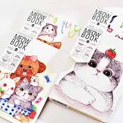 古古森林 MEOW萌猫硬面裸装本 空白页手绘涂鸦本喵星人绘画本子-淘宝网 #治愈系# #素描# #小清新# #头像#