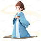 传统中元节纪念河灯祈福