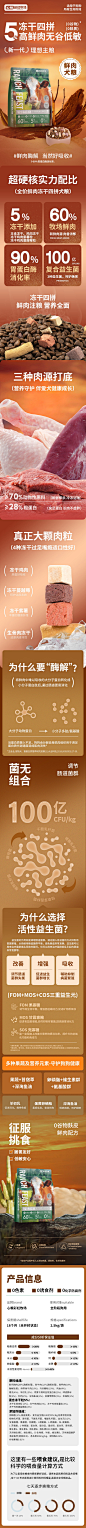 狗粮详情页 多拼狗粮详情页设计