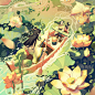二十四节气之春季_鸦鱼虾__插画师作品_涂鸦王国gracg.com