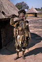 Witch doctor of the Shona people close to Great Zimbabwe, Zimbabwe. Photo by Hans Hillewaert.