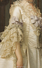 古典油画中的白色裙子
