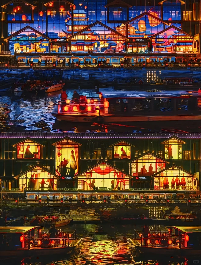『夜游锦江』—— 探秘成都的璀璨之夜！-花瓣网