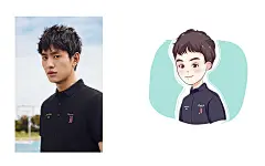 手绘卡通头像_哆啦A梦的大雄__插画师作品_涂鸦王国gracg.com