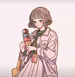 洛妤（关注触漫昂）采集到头像美图