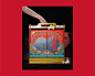 Tet Gift Box 2018 :   Creative Agency: Dong Hoa Concept  Designer: Thuan Hoang  Project Type: Produced, Commercial Work  Packaging Content: Tea, sweet snacks an...