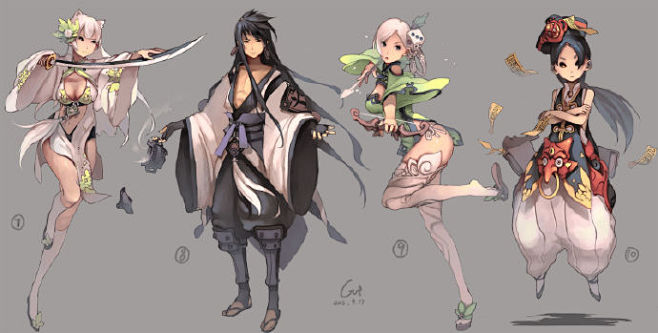 画师Cotton Tan角色设计