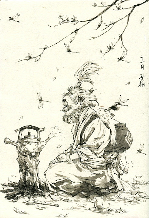 冬日小调_早稻.野兽__插画师作品_涂鸦...