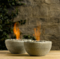 River Rock Tabletop Fire Bowls