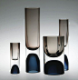 Tapio Wirkkala, Vases, 1954. Iittala Glasbruks, Finland. Neue Sammlung Munich. Via HVG-DGG: 