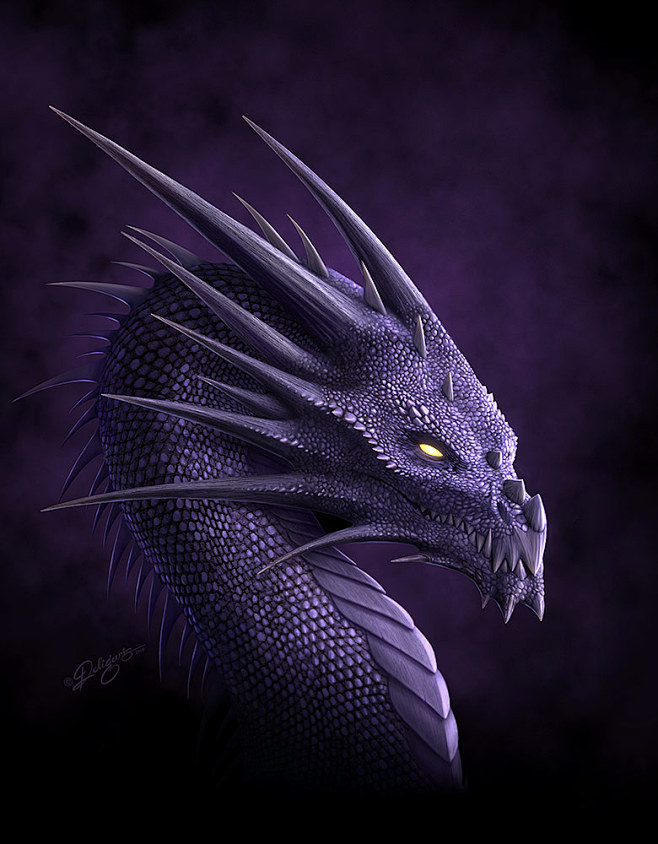 Purple Dragon by Del...