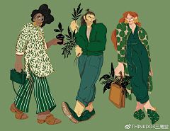 设计时代THINKDO3采集到时尚插画设计