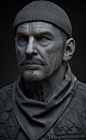 Old man portrait, Nukey Hsieh : This is a portrait practice I did recently, sculpting was done in Zbrush, hair, mustache, and furs done in X-gen, the texture I used substance painter and photoshop together, render is in Arnold. Hope you all like it! Cheer