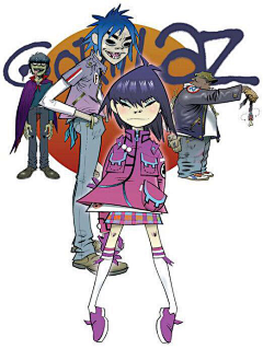 自灯明采集到Gorillaz