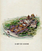 【李乾朗绘画艺术：中国古建筑】
李乾朗(1949年-)台湾台北人，台湾文化大学建筑系副教授，台湾传统建筑研究者，台湾古迹审查委员，台湾古迹维护志工，古迹修护研究者，画家。