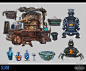 Kul-Tiras props, Michaela Nienaber : Prop exploration from  the Blizzcon gallery this year