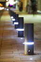 Urban bollard light / garden / contemporary / traditional - 220 LED - ABES Public Design S.à r.l.