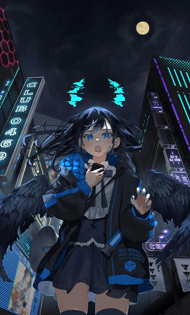 炎炎夏日里的一抹活力蓝，来看看画师笔下的...
