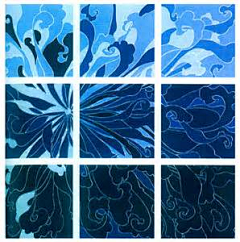 四周是画师采集到插画  设计