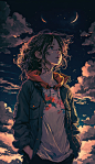 Midjourney prompt: girl in light clothing, style artist - PromptHero