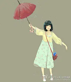 DearYuki森女新闻速递：#森插画#最温暖的笑容永远是发自内心的~ 无水印图片请点击：http://t.cn/zW6YgmP