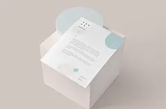 毕业设计作品小清新文艺文创名片布袋样机
