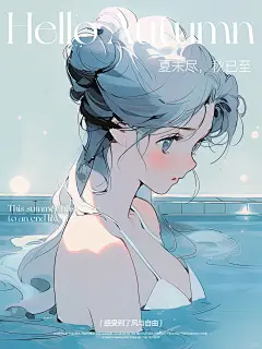 竖版壁纸 | 你要画游泳，就不能只画游泳