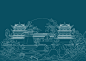 《夜游广寒宫》中秋礼盒包装插画-古田路9号-品牌创意/版权保护平台