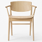 Nendo designs first entirely wooden chair for Fritz Hansen in 61 years : Japanese studio Nendo used "puzzle-like" joinery when designing this all-wooden chair for Fritz Hansen, which will launch at this year's Milan design week.