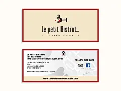 Le Petit Bistrot, a modern restaurant in Spain with a focus on premium food tastes at the highest creativity and quality.

➡️ Business cards

More projects at &gt; https://www.behance.net/alessandrotrapletti